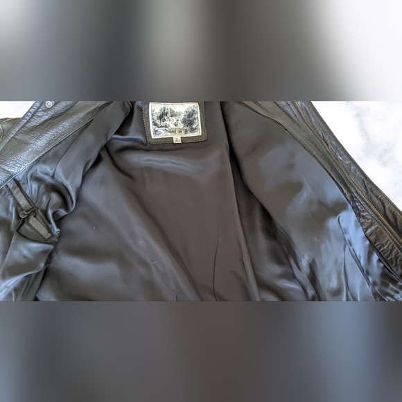 Vintage/Distressed Luis Alvear Brass Rail Bomber Jacket 100% Genuine Leather - Picture 5 of 5